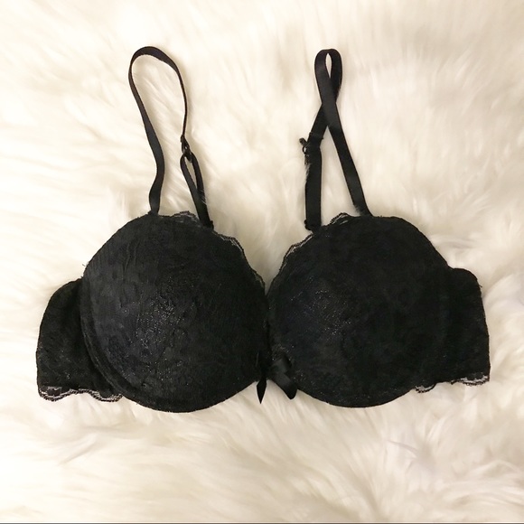 LA SENZA Lingerie Glitter Metallic Bra 34B push up - Picture 4 of 8